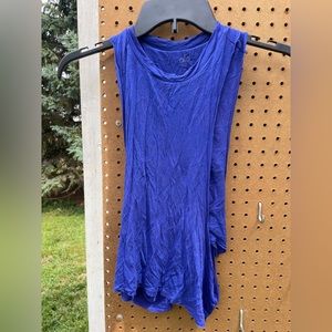 Alo yoga double layered tank top royal blue size small